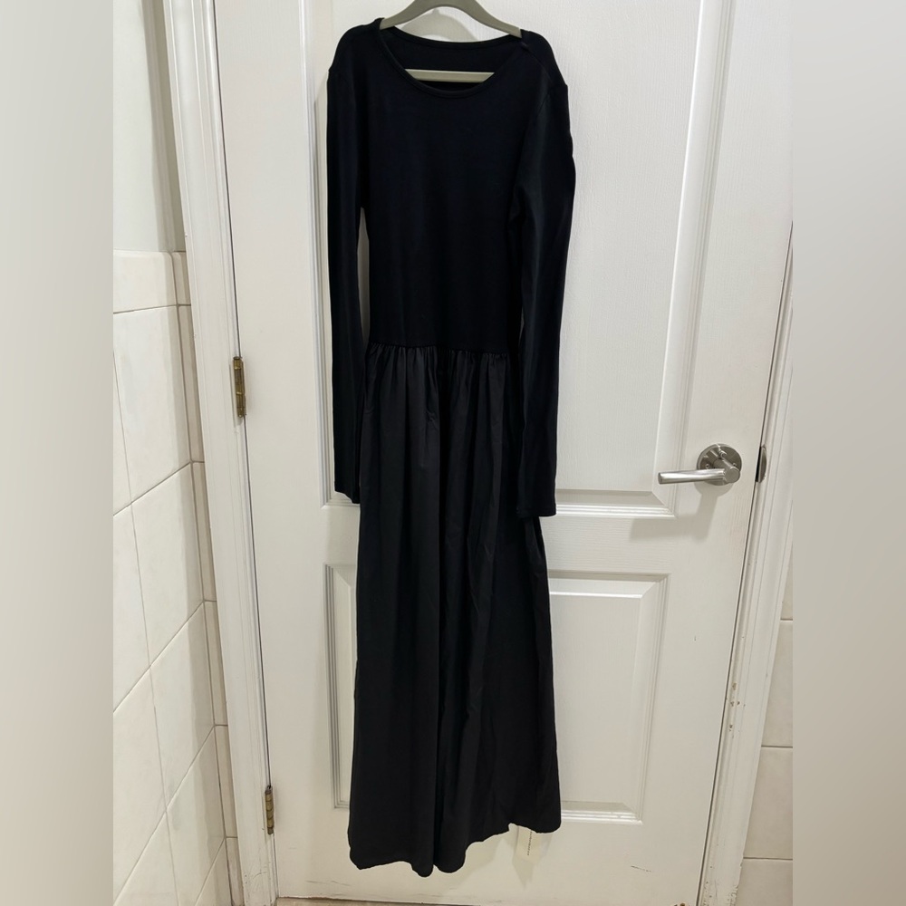 Elegant Black Long Sleeve Dress